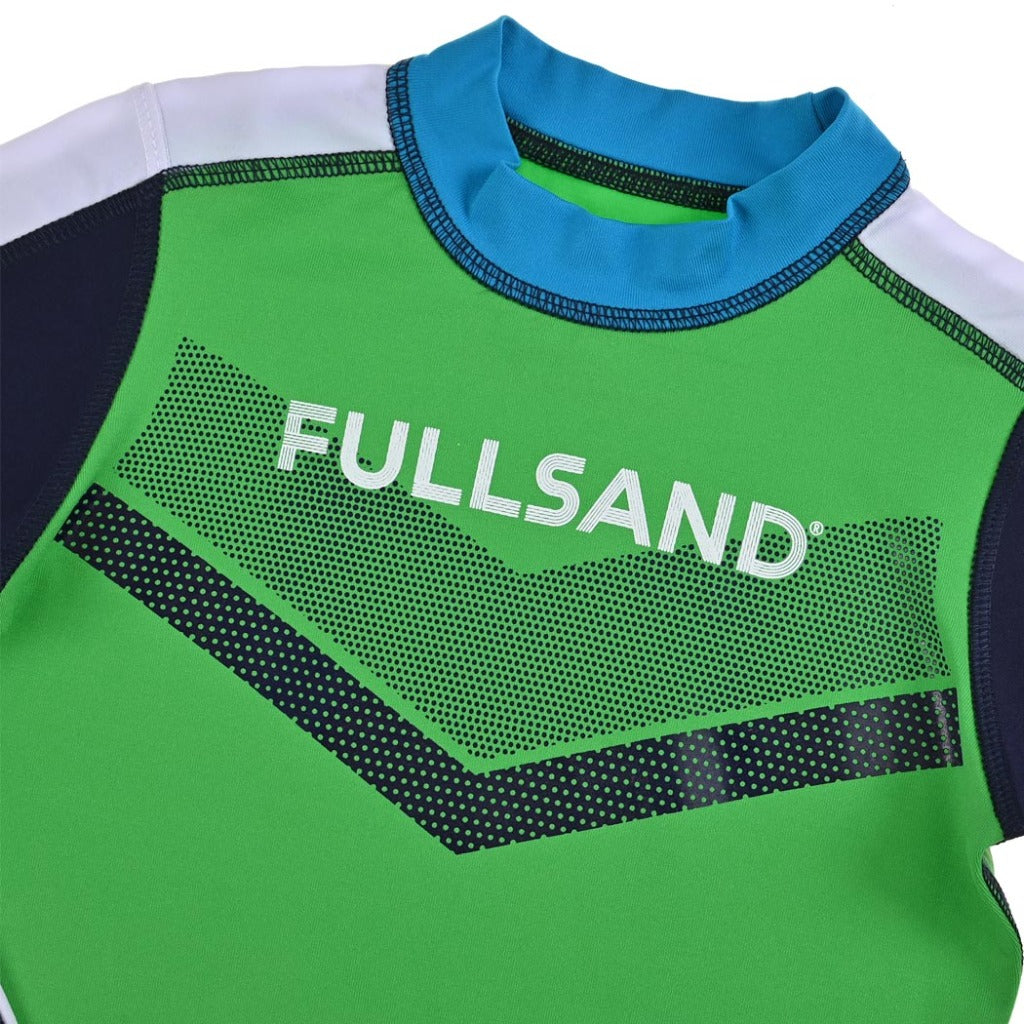 playera uv para nadar niño con filtro solar certificada con UPF50+ tipo rashguard caballero fullsand con protector solar