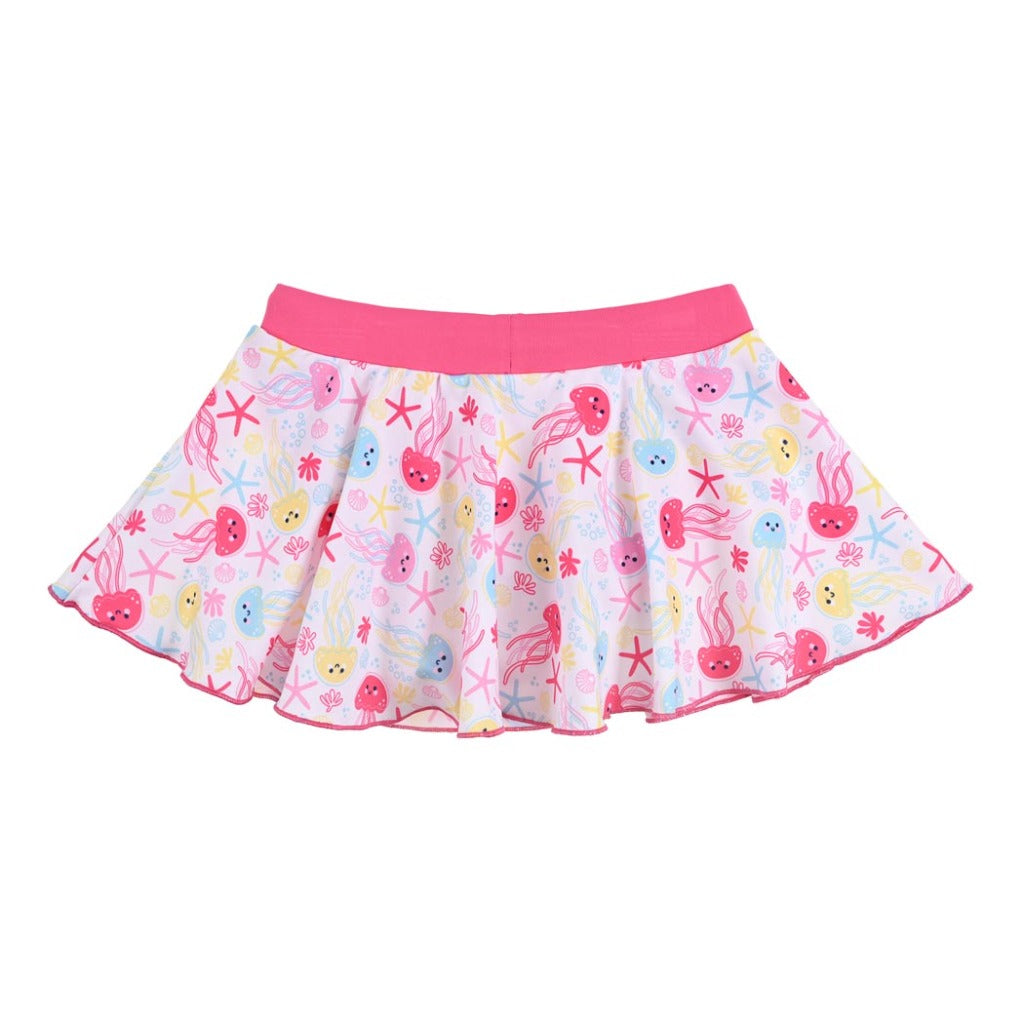 Falda short deportiva para niña 1 a 4 años preescolar con secado rápido tecnologia UPF50+ para tus actividades al aire libre en la playa