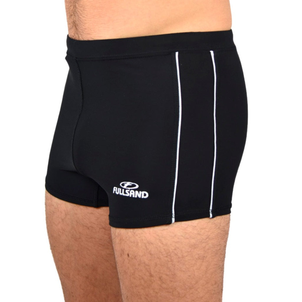 traje de baño ciclista de natación hombre tipo boxer secado ultra rapido acuática fullsand