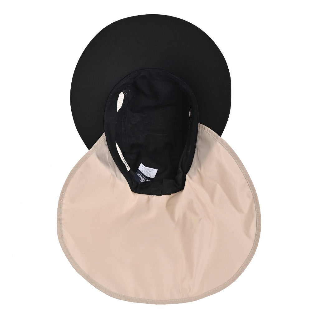 sombreros con UPF50+ para mujer con capa para la playa protección solar sombrero con capa para dama con filtro solar uv fullsand