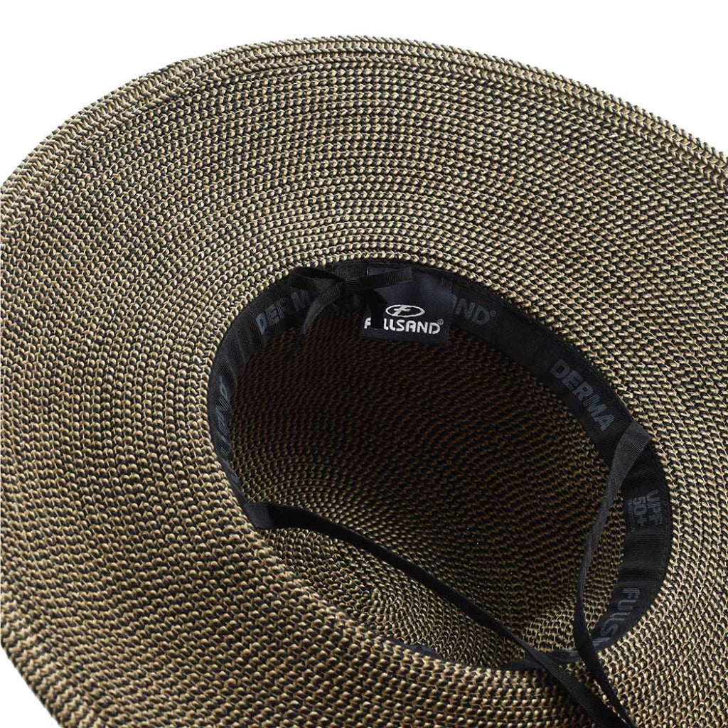 sombrero para mujer huatulco con filtro solar tecnologia UPF50+ ideal para paseos viajes o en la playa sombrero dama huatulco uv para la playa fullsand